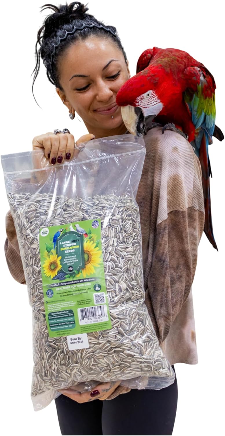 Nemeth Farms Striped Sunflower Seeds for Birds - 5 lb Bag