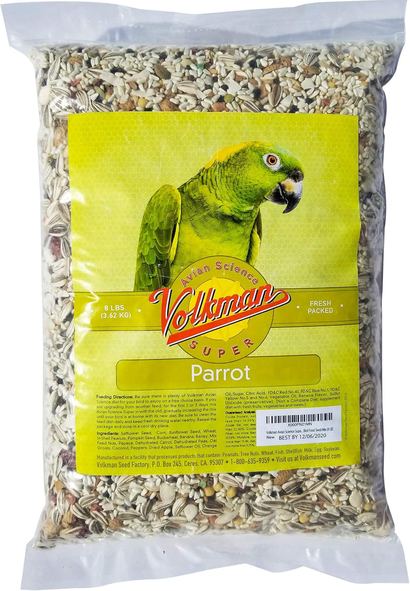 Volkman Avian Science Parrot Bird Food 8lb