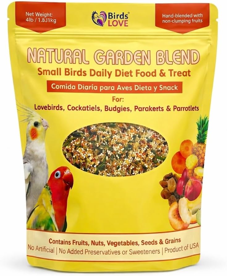 Birds LOVE Natural Garden Blend for Small Birds 4lbs