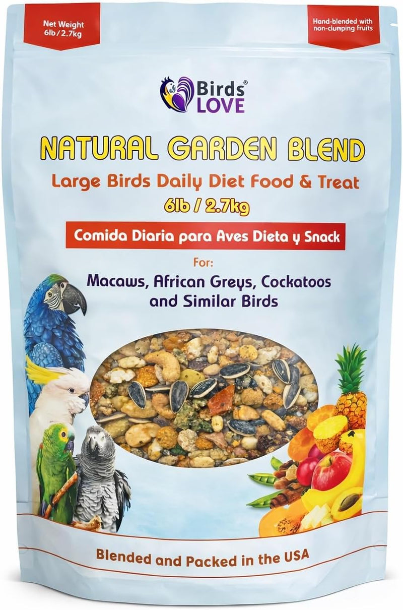 Birds LOVE Natural Garden Blend for Large Birds 6lbs