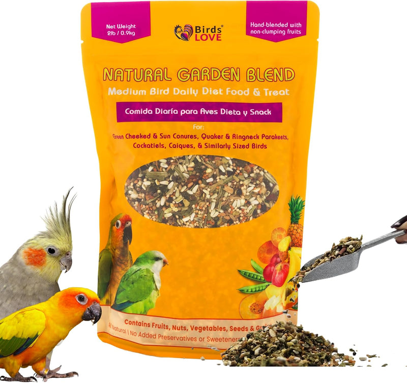 Birds LOVE Natural Garden Blend for Medium Birds 2lbs
