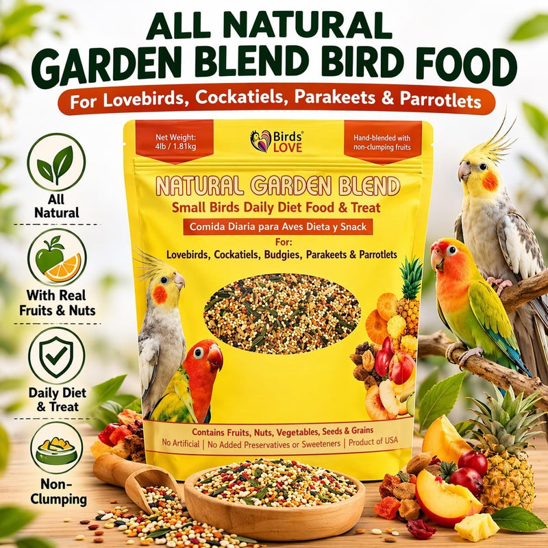Birds LOVE Natural Garden Blend for Small Birds 4lbs