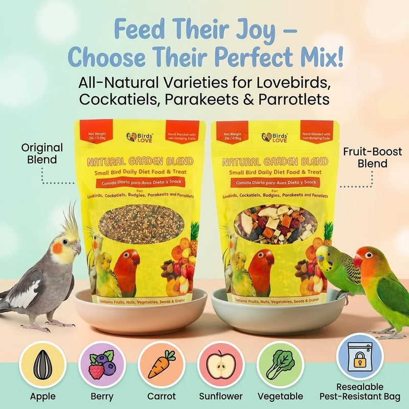 Birds LOVE Natural Garden Blend for Small Birds 2lbs