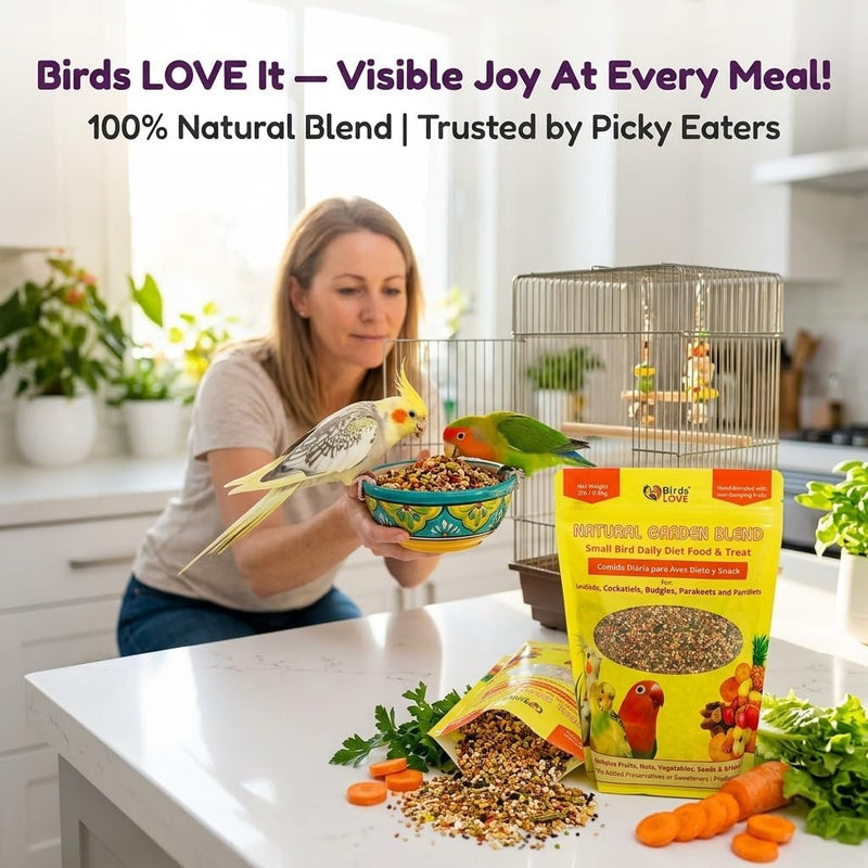 Birds LOVE Natural Garden Blend for Small Birds 2lbs
