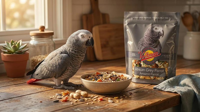 Volkman Avian Science African Grey Bird Food 4lb