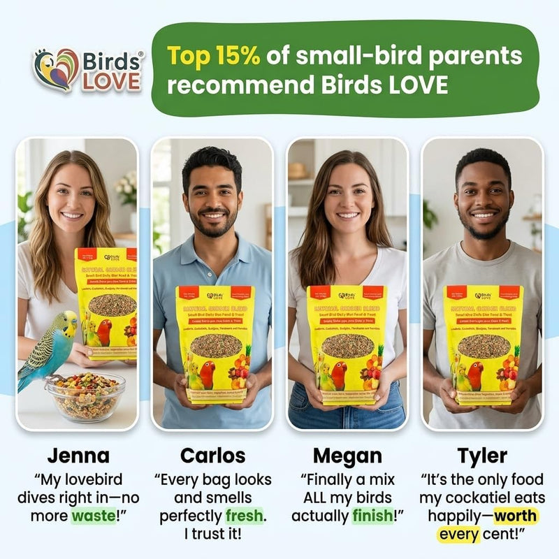 Birds LOVE Natural Garden Blend for Small Birds 2lbs
