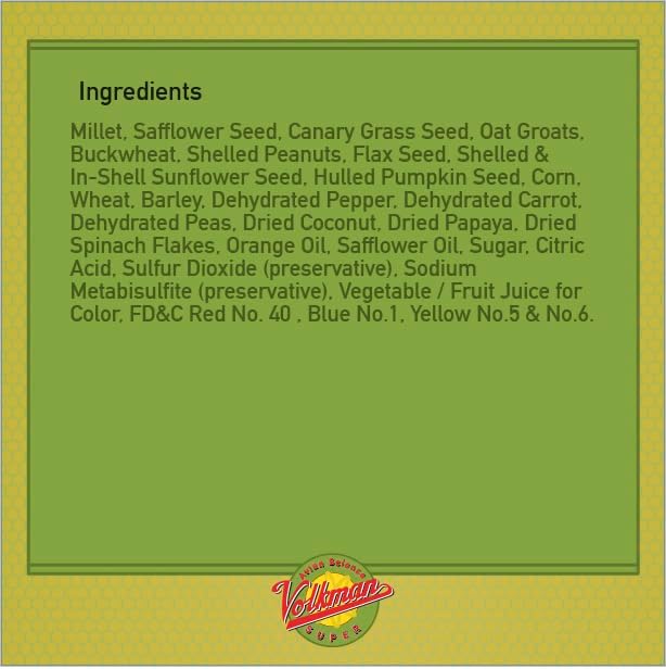 Volkman Avian Science Lovebird & Conure Bird Seed 4 Lb