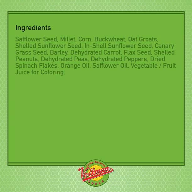 Volkman Avian Science Diet Parrotlet Bird Food 4lbs