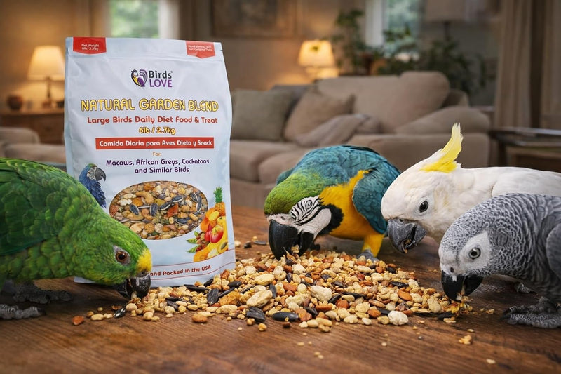 Birds LOVE Natural Garden Blend for Large Birds 6lbs